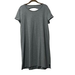 Lululemon Day Tripper T Shirt Dress Grey Casual Athleisure Comfort Women's 8 10